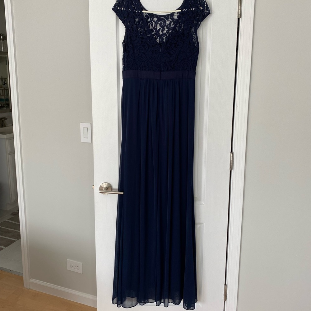 Adrianna Papell Lace Chiffon Dress